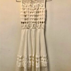 Mendocino Cream Lace Maxi Dress